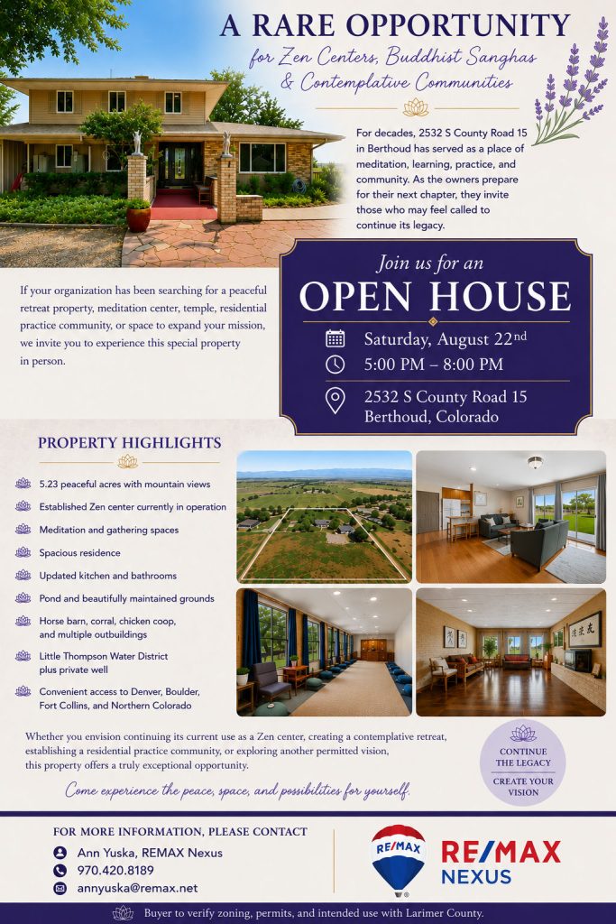 August 22 Open House